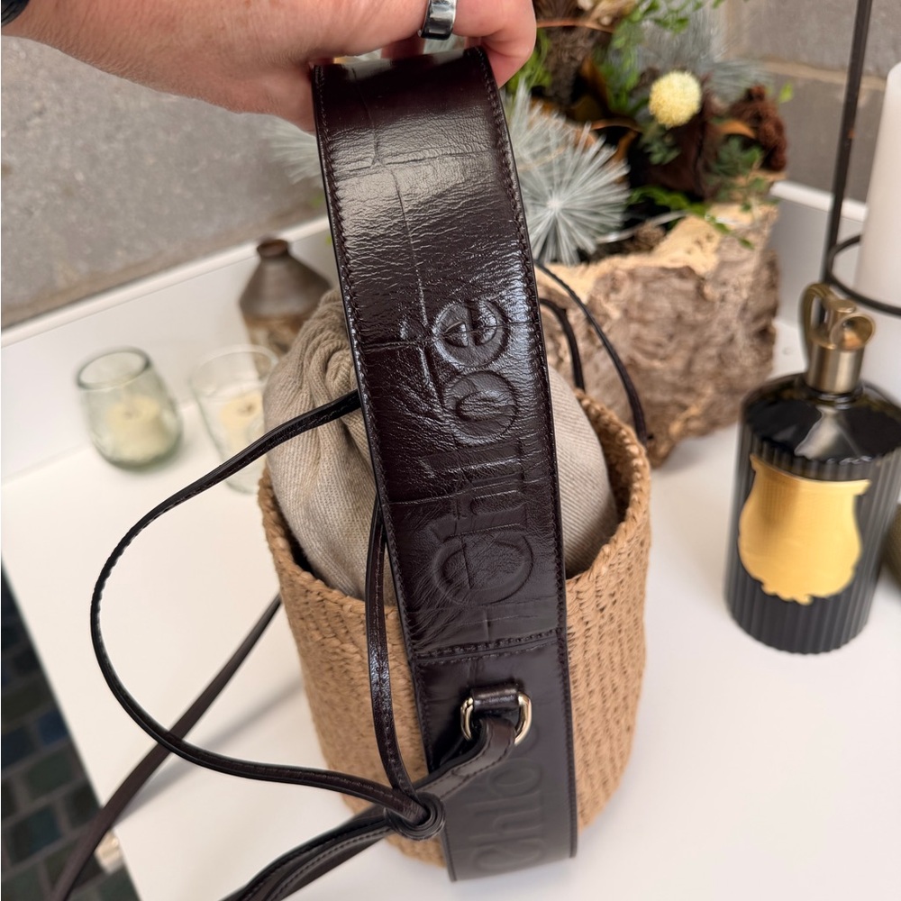 Chloe Dark Brown Crossbody Bag